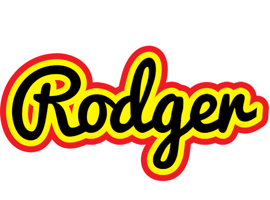 Rodger flaming logo