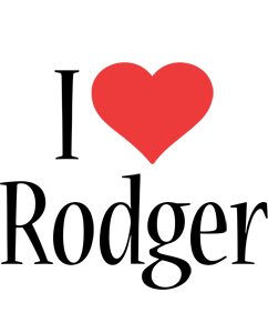 Rodger i-love logo