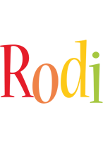 Rodi birthday logo