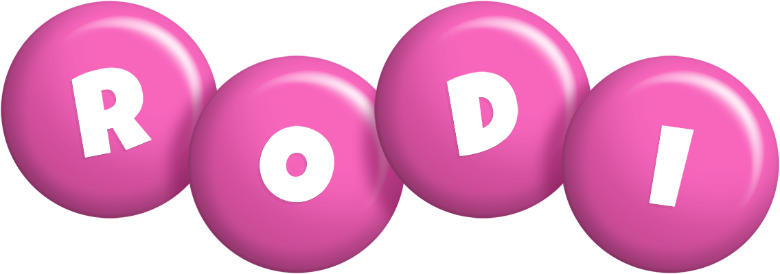 Rodi candy-pink logo