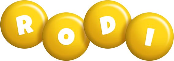 Rodi candy-yellow logo
