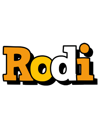 Rodi cartoon logo