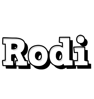 Rodi snowing logo