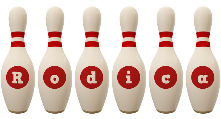 Rodica bowling-pin logo