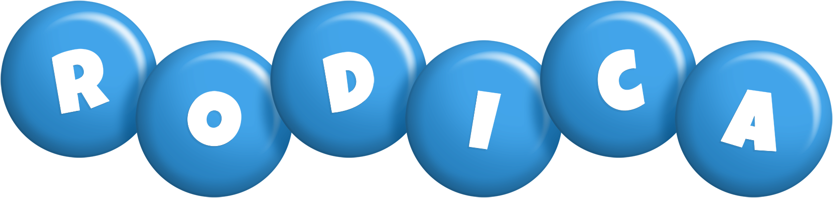 Rodica candy-blue logo