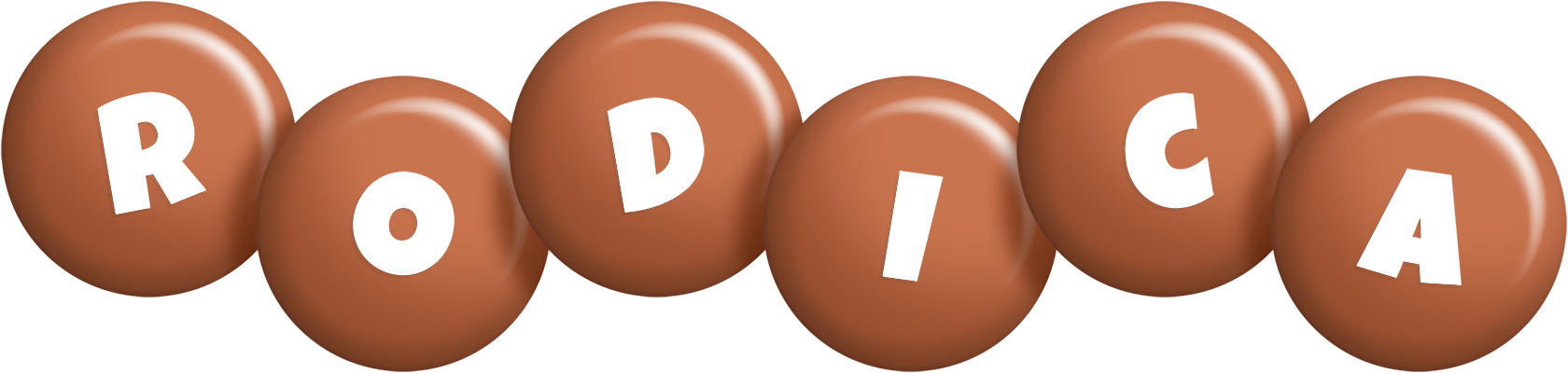 Rodica candy-brown logo