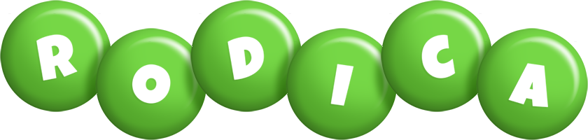 Rodica candy-green logo