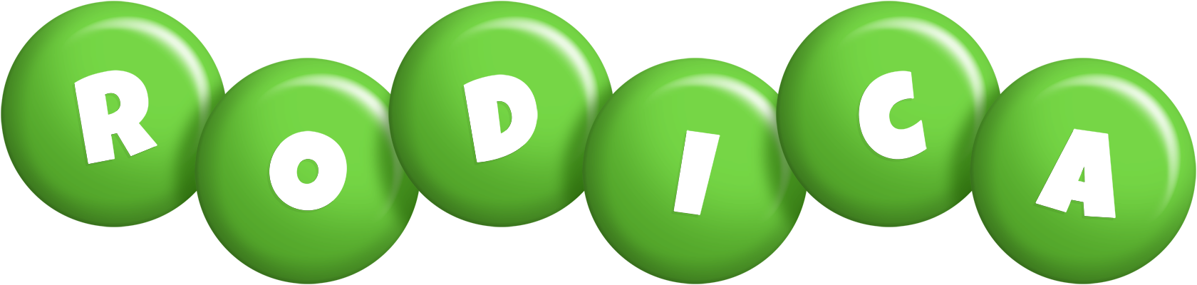 Rodica candy-green logo