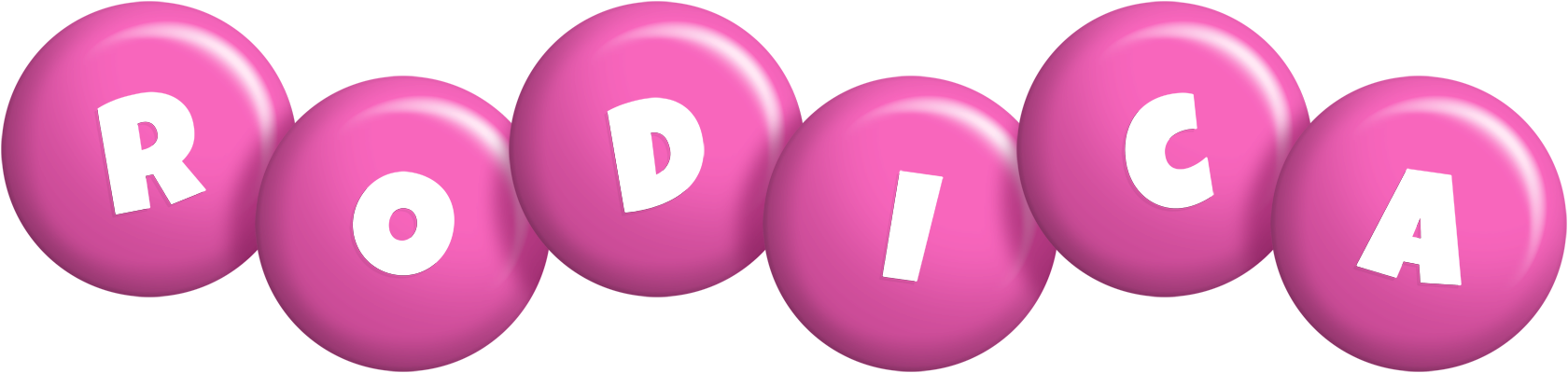 Rodica candy-pink logo