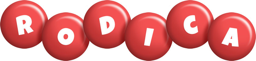 Rodica candy-red logo