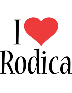 Rodica i-love logo