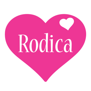 Rodica love-heart logo