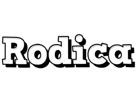 Rodica snowing logo