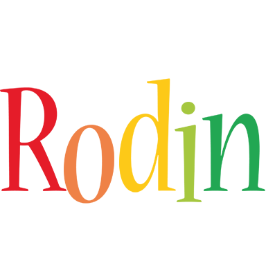 Rodin birthday logo