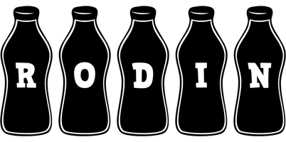 Rodin bottle logo