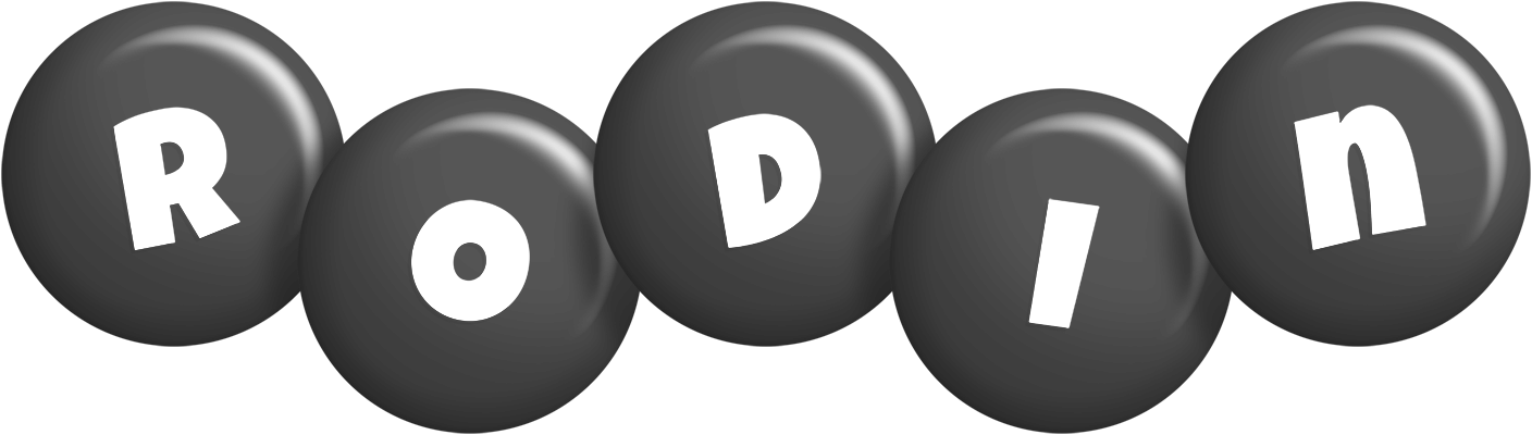 Rodin candy-black logo