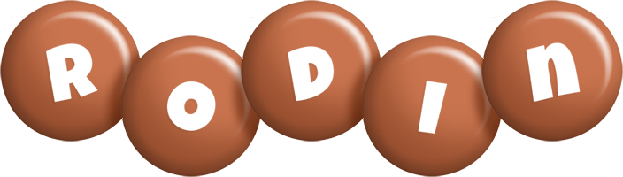 Rodin candy-brown logo