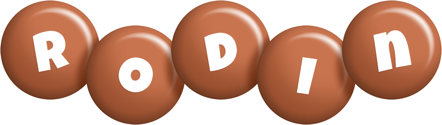 Rodin candy-brown logo