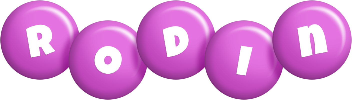 Rodin candy-purple logo