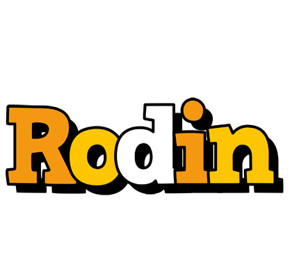 Rodin cartoon logo