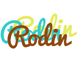 Rodin cupcake logo