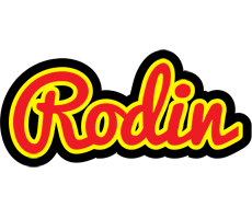 Rodin fireman logo