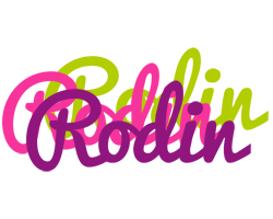 Rodin flowers logo