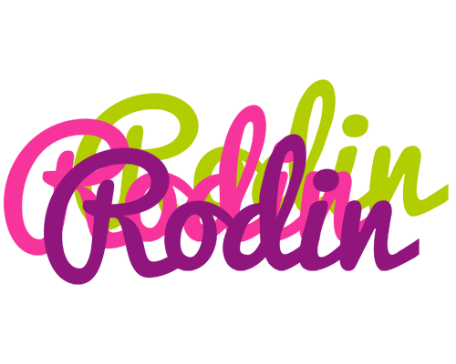 Rodin flowers logo