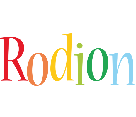 Rodion birthday logo