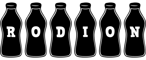 Rodion bottle logo