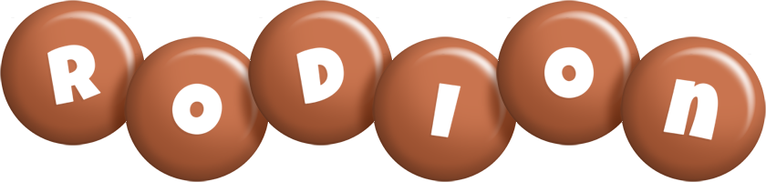 Rodion candy-brown logo