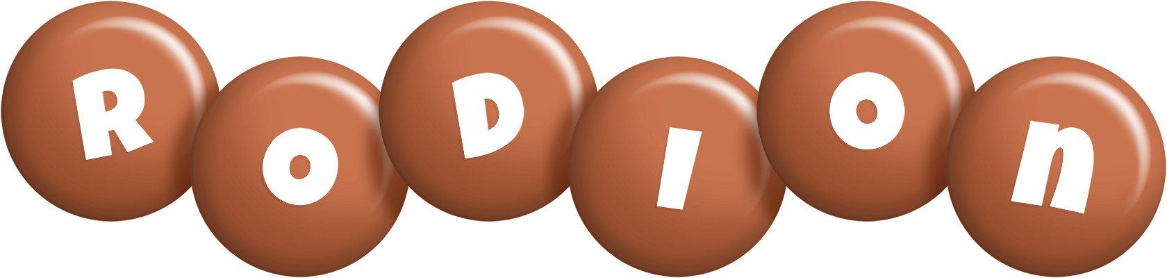 Rodion candy-brown logo