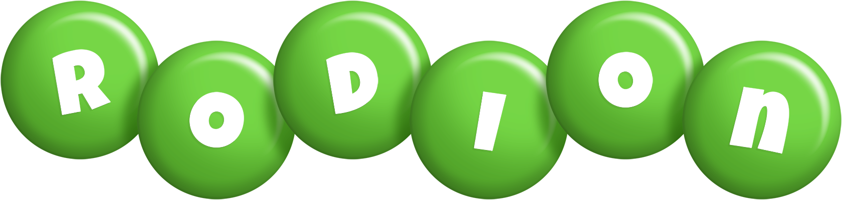 Rodion candy-green logo