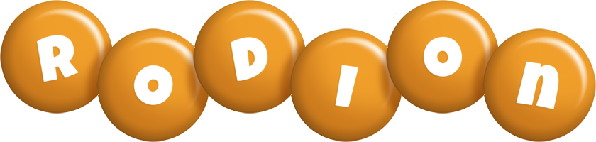 Rodion candy-orange logo