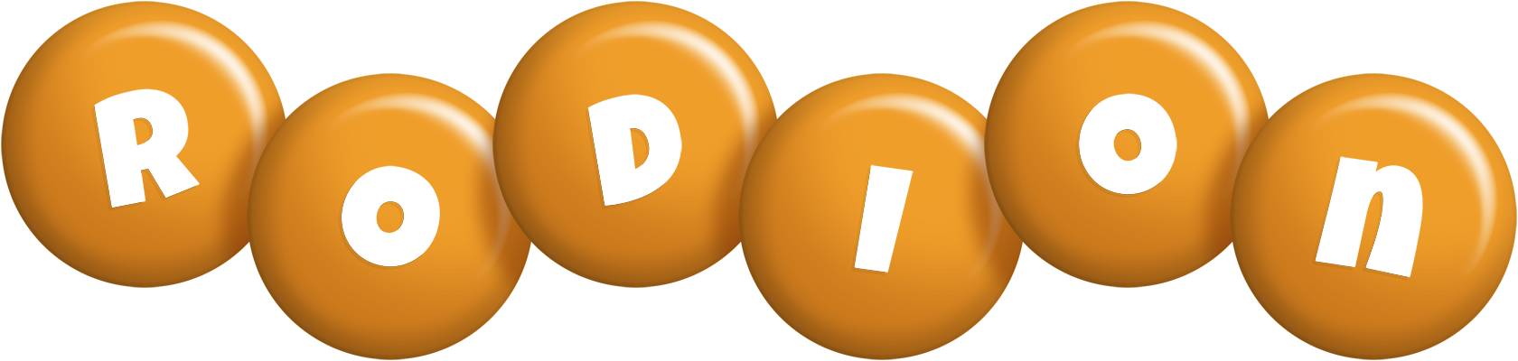Rodion candy-orange logo