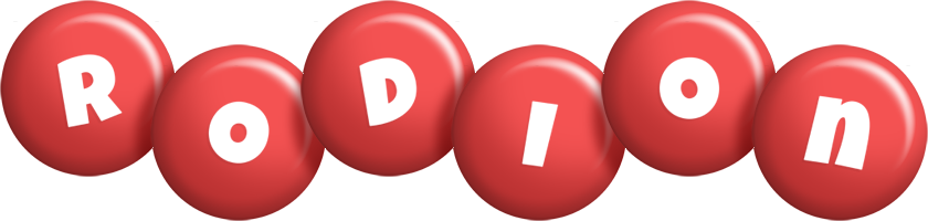 Rodion candy-red logo