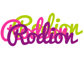 Rodion flowers logo