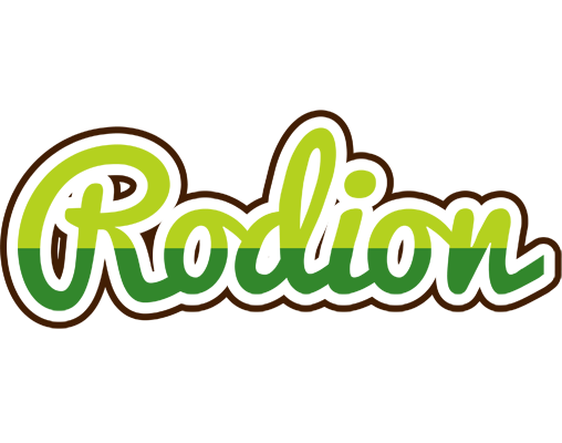 Rodion golfing logo