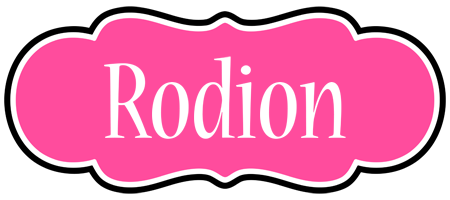 Rodion invitation logo