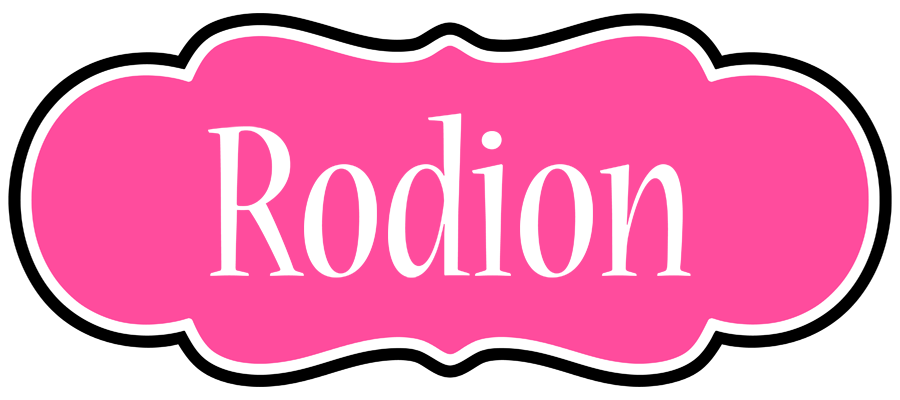Rodion invitation logo