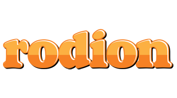 Rodion orange logo