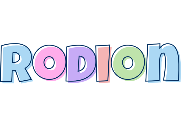 Rodion pastel logo