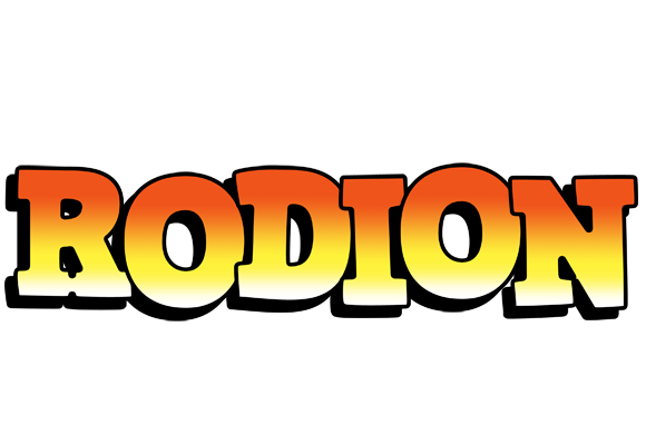 Rodion sunset logo