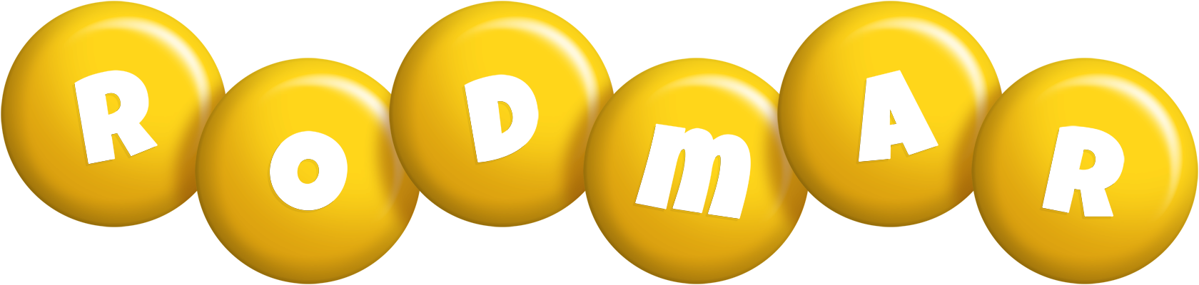 Rodmar candy-yellow logo