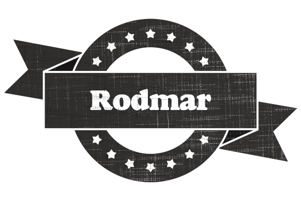 Rodmar grunge logo