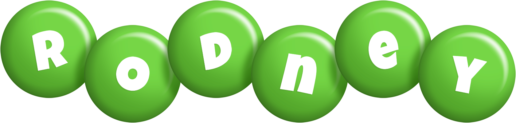 Rodney candy-green logo