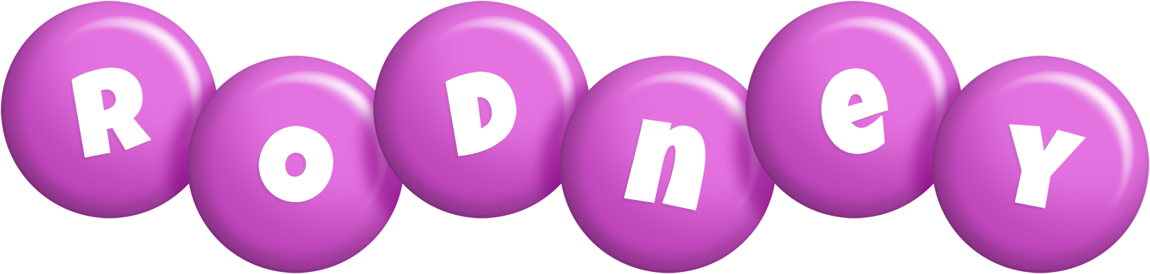Rodney candy-purple logo