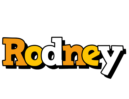Rodney cartoon logo