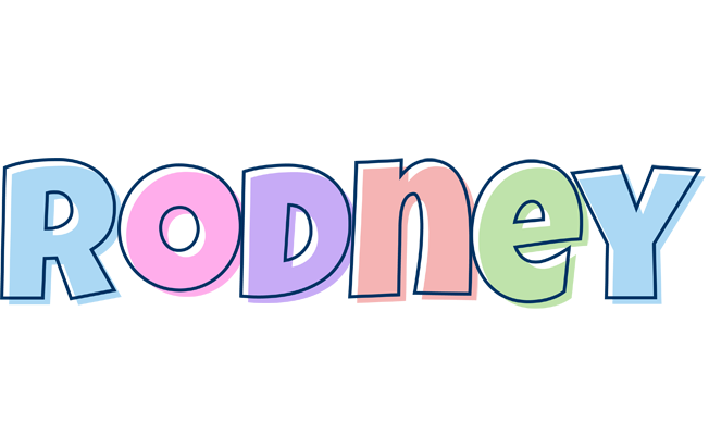 Rodney pastel logo