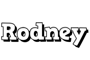 Rodney snowing logo